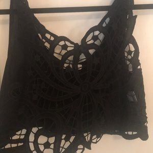 Holey Crop Top